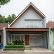 9 Model Rumah Tipe 45 Murah dengan Atap Pelana di Gang Perumahan Sempit, Hunian Modern