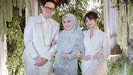 6 Potret Kebaya Satin Ikke Nurjanah di Akad Nikah Adira Kania, Tampil Elegan
