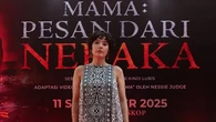 5 Potret Detail Outfit Hannah Al Rashid di Premiere Film 'Mama: Pesan dari Neraka'