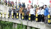 Wamendagri Keliling Kota Semarang Tinjau Irigasi Terdampak Normalisasi Sungai Beringin