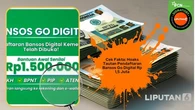 Cek Fakta: Hoaks Tautan Pendaftaran Bansos Go Digital Sebesar Rp 1,5 Juta