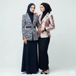 7 Inspirasi Setelan Baju Pesta Muslimah Blazer Rok Panjang yang Elegan