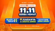 ShopeePay Luncurkan Promo 11.11 Serba Hemat, Transaksi Harian Makin Untung Tanpa Biaya Adm...