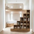 10 Inspirasi Rumah dengan Kamar Tidur Mezzanine Hemat Ruang yang Modern
