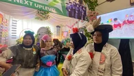 Saat Busana dari Limbah Plastik Karya Bocah SD Bikin Kagum Pengunjung Expo Beraksi 2025