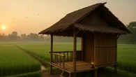 7 Rumah Lawas dari Anyaman Bambu Sederhana Penuh Kenangan