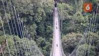 Libur Panjang Imlek 2025, Suspension Bridge Sukabumi Masih jadi Destinasi Wisata Favorit