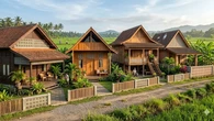10 Inspirasi Rumah Desa Kombinasi Kayu dan Roster agar Lebih Adem, Sejuk Estetik