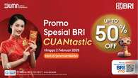 Ada Promo BRI Cuantastic Diskon hingga 50%, Yuk Bikin Imlek Tahun Ini Lebih Meriah!