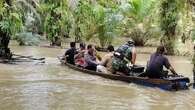 TPS Terendam Banjir, Masyarakat Rokan Hulu Tetap Antusias Salurkan Hak Suara