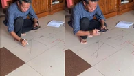 Kisah Guru Tulis Materi di Lantai Saat Kelas Online, Banjir Pujian Warganet