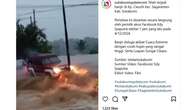 Nekat Terjang Banjir Berarus Deras, Daihatsu Taft Terguling