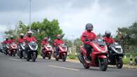 Touring Honda PCX 160 Warnai Honda Bikers Day 2024 di Klaten