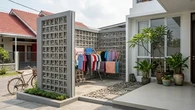 Ide Jemuran Depan Rumah dengan Roster agar Tidak Terlihat Tetangga, Tetap Rapi dan Estetik