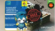 Cek Fakta: Hoaks Tautan untuk Dapatkan Token Gratis Rp 250 Ribu dari PLN