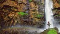 Menikmati Panorama Air Terjun Kapas Biru, Wisata Tersembunyi di Lumajang