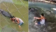 Niat Selfie, Wisatawan Ini Mendadak Diserang Buaya Raksasa yang Dikira Patung