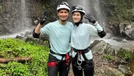 6 Potret Henny Rahman dan Alvin Faiz Mendaki Gunung Merbabu, Jadi Hobi Baru