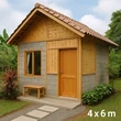 10 Model Rumah Kecil Tapi Cantik 4x6 Meter dari Batako dan Bambu, Inspirasi Hunian Sederha...