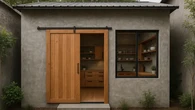 7 Model Rumah Industrial 4×6 dengan Semen Ekspos dan Nuansa Kayu, Kecil tapi Kokoh Esteti...