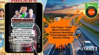 Cek Fakta: Tidak Benar Presiden Prabowo Resmikan Perpanjangan SIM Sekali Seumur Hidup