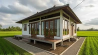 8 Model Rumah Tropis di Dekat Sawah yang Anti Ular Weling, Bantu Lindungi Keluarga dan Ana...