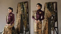 9 Potret Azizah Salsha Pakai Kebaya Janggan Modern saat Rayakan HUT ke-80 RI, Anggun dan P...
