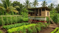7 Cara Membuat Kebun Sayur yang Mendapat Pupuk Gratis dari Ternak