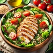 Resep dan Cara Membuat Salad Ayam Panggang Kecap Pedas, Cocok untuk Menu Diet