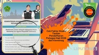 Cek Fakta: Hoaks Tautan Pendaftaran Petugas Haji 2026 dari Kemenag