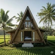 10 Inspirasi Model Rumah Sederhana dari Bambu yang Asri, Tawarkan Kesejukan Alami