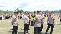 Jaga Kampanye Akbar, Polisi Dilarang Foto Bersama Calon Bupati Rokan Hulu