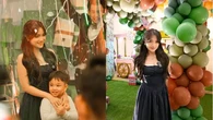 Intip Detail Dress Hitam Fuji An di Pesta Ultah Gala Sky, Feminin Bak Barbie