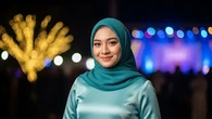 7 Inspirasi Gamis Satin Tangan Trompet Modern untuk Tampil Anggun Sepanjang Tahun 2025