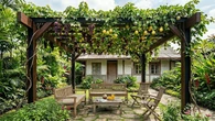 7 Ide Pergola Sederhana untuk Tanaman Buah Rambat yang Estetik dan Mudah Ditiru
