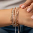 15 Gelang Emas Kombinasi Rose Gold dan Putih, Pilihan Elegan untuk Tampil Memukau