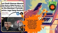 Cek Fakta: Hoaks Artikel Yaqut Cholil Qoumas Minta KPK Periksa Jokowi Terkait Kasus Kuota ...