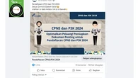 Cek Fakta: Link Pendaftaran CPNS dan P3K 2024 Ini Tidak Benar