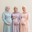 10 Outfit Ibu Hamil Hijab Populer 2025, Paduan Gaya Modern dan Nyaman