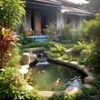 Berapa Biaya Bangun Taman Depan Rumah Ada Kolam Mininya? Ini Rinciannya