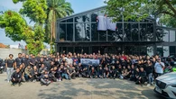 Ratusan Bikers Gelar Sunmori Ride in Peace untuk Mendiang Ilham Pradipta