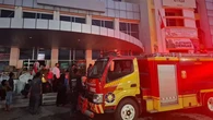 Diduga Karena Korsleting, Kantor Pos Plaza Bandar Lampung Hangus Dilahap Si Jago Merah