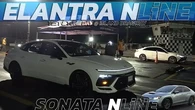 Hyundai Sonata N Line Kalahkan Elantra N Line, Lanjut Libas Subaru WRX di Drag Race