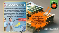 Cek Fakta: Hoaks Tautan Pendaftaran Bansos PKH Rp 2,4 Juta