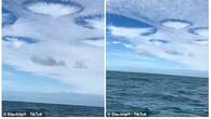 Viral Penampakan Lubang Menakutkan di Awan Mirip UFO, Ini Kata NASA