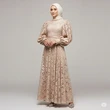 9 Model Dress Panjang Pesta Mewah Muslim Brokat 2025 yang Memukau, Glamor di Setiap Pesta