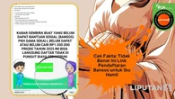 Cek Fakta: Tidak Benar Ini Link Pendaftaran dan Periksa Nama Penerima Bansos Ibu Hamil