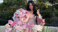 6 Potret Manis Ultah Hanggini ke-26, Kejutan Romantis dan Pesona Dress Pink