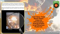 Cek Fakta: Tidak Benar Dalam Video Ini Infrastruktur Energi di Kota Haifa Israel Dihantam ...