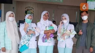 Kisah Haru Ibu Lahirkan Bayi Kembar Tiga di Sukabumi